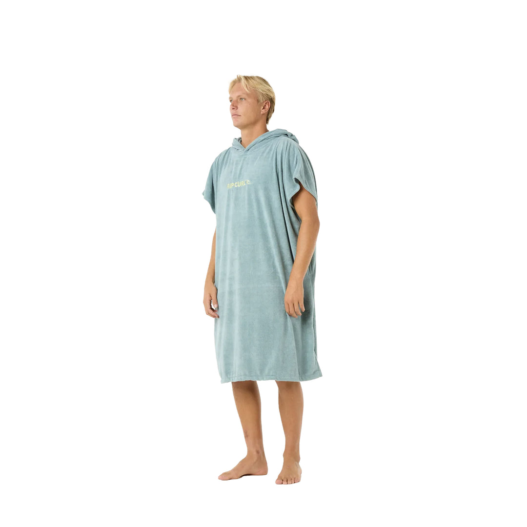 Rip Curl Brand Hooded Towel - Blue Lagoon