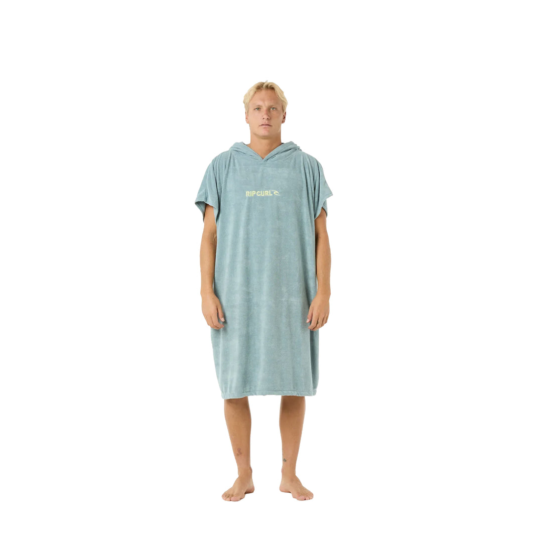 Rip Curl Brand Hooded Towel - Blue Lagoon
