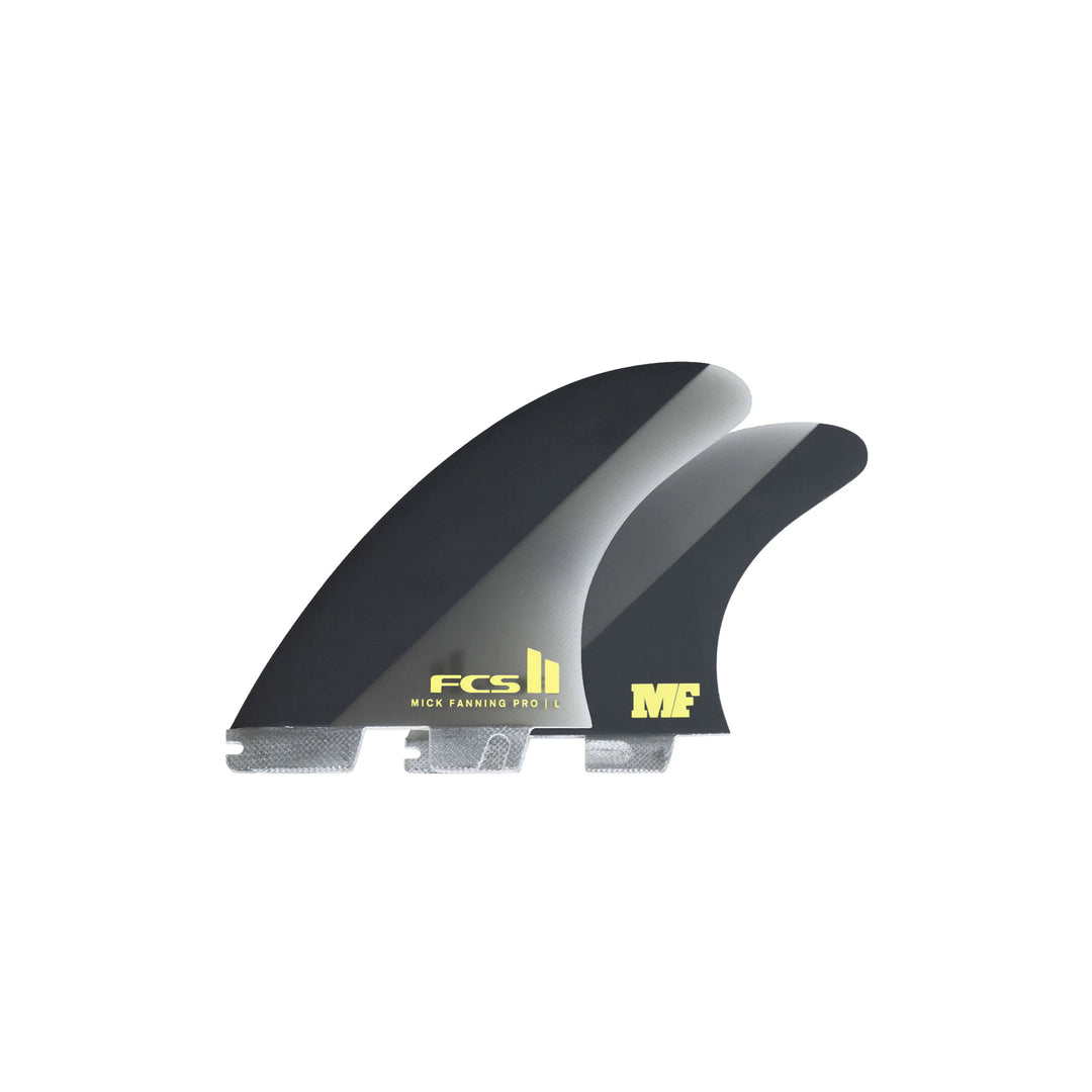 FCS II Mick Fanning PG Tri Fins - Black/Acid