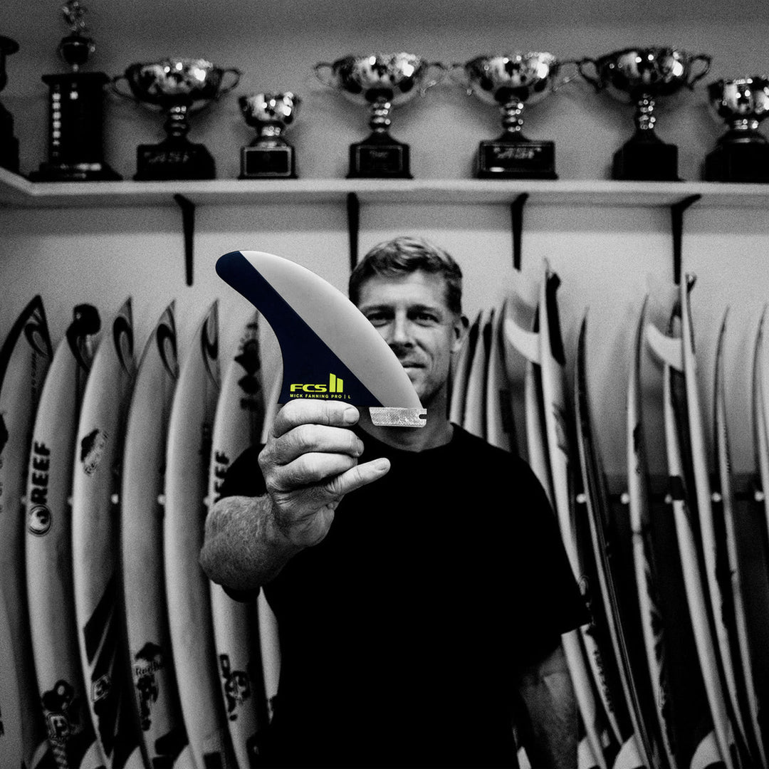 FCS II Mick Fanning PG Tri Fins - Black/Acid