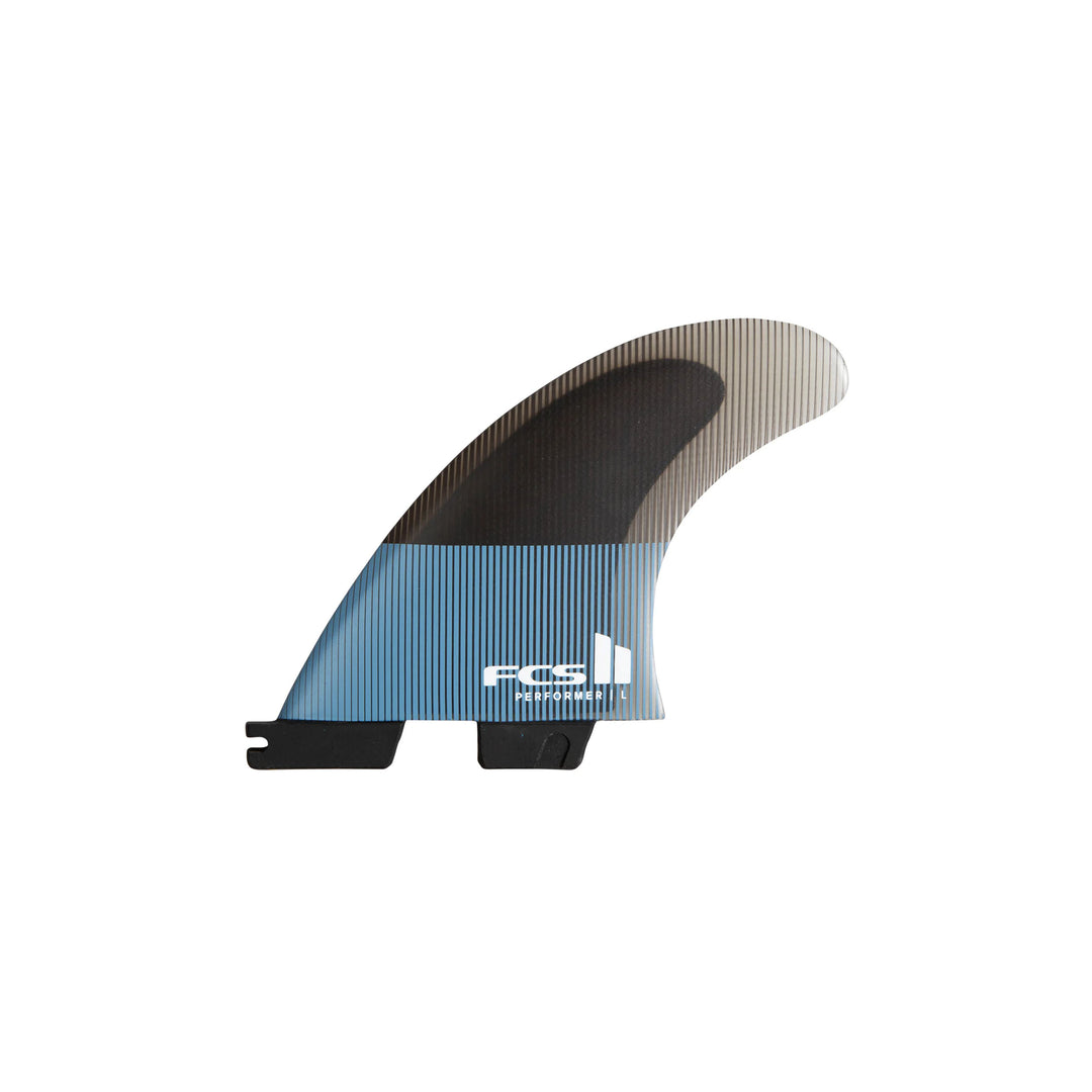 FCS II Performer PC Quad Fins Tranquil Blue - Large