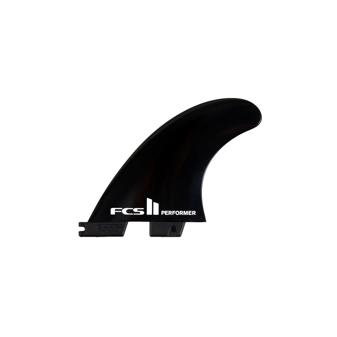 FCS II Performer Black Glass Flex Tri Fins - Medium