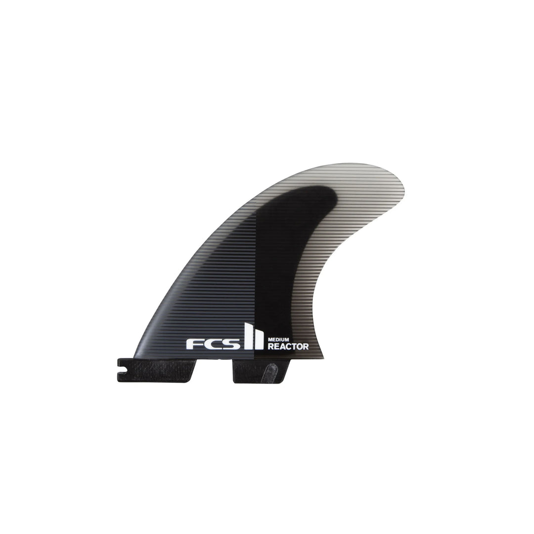 FCS II Reactor PC Tri Fins - Charcoal/Black
