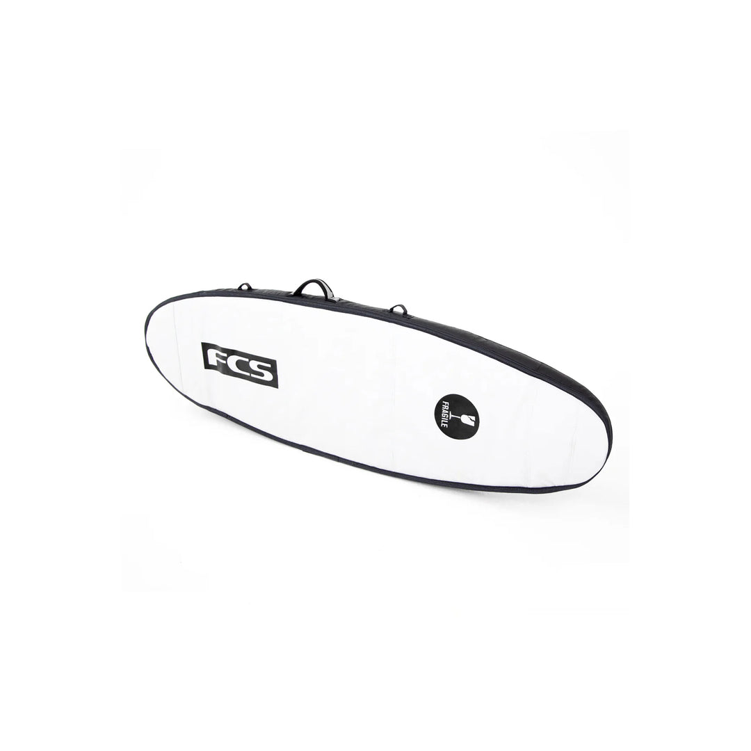 FCS Travel 2 Funboard Surfboard Bag - Black/Grey