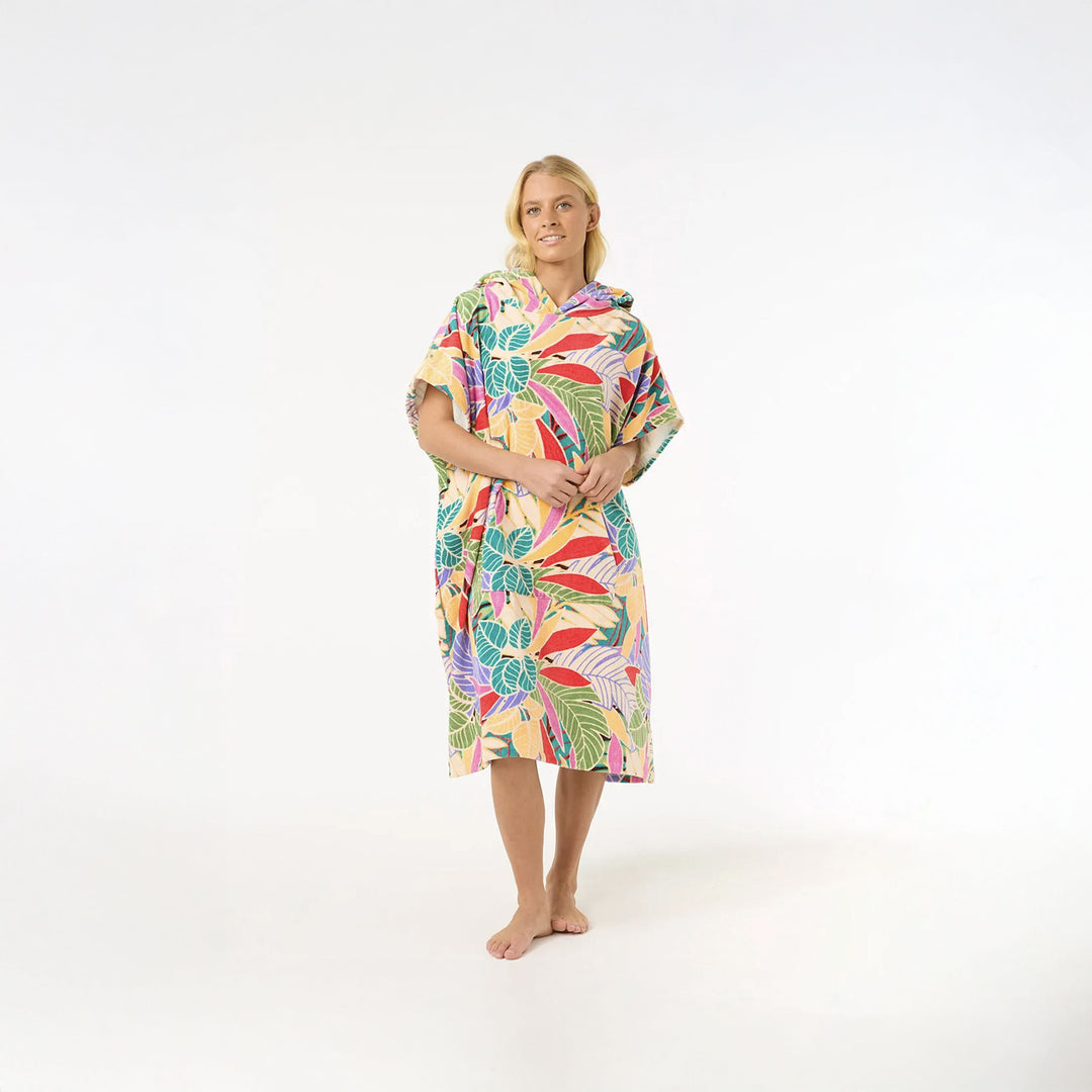 Rip Curl Mixed Hooded Towel - Dark Chocolate