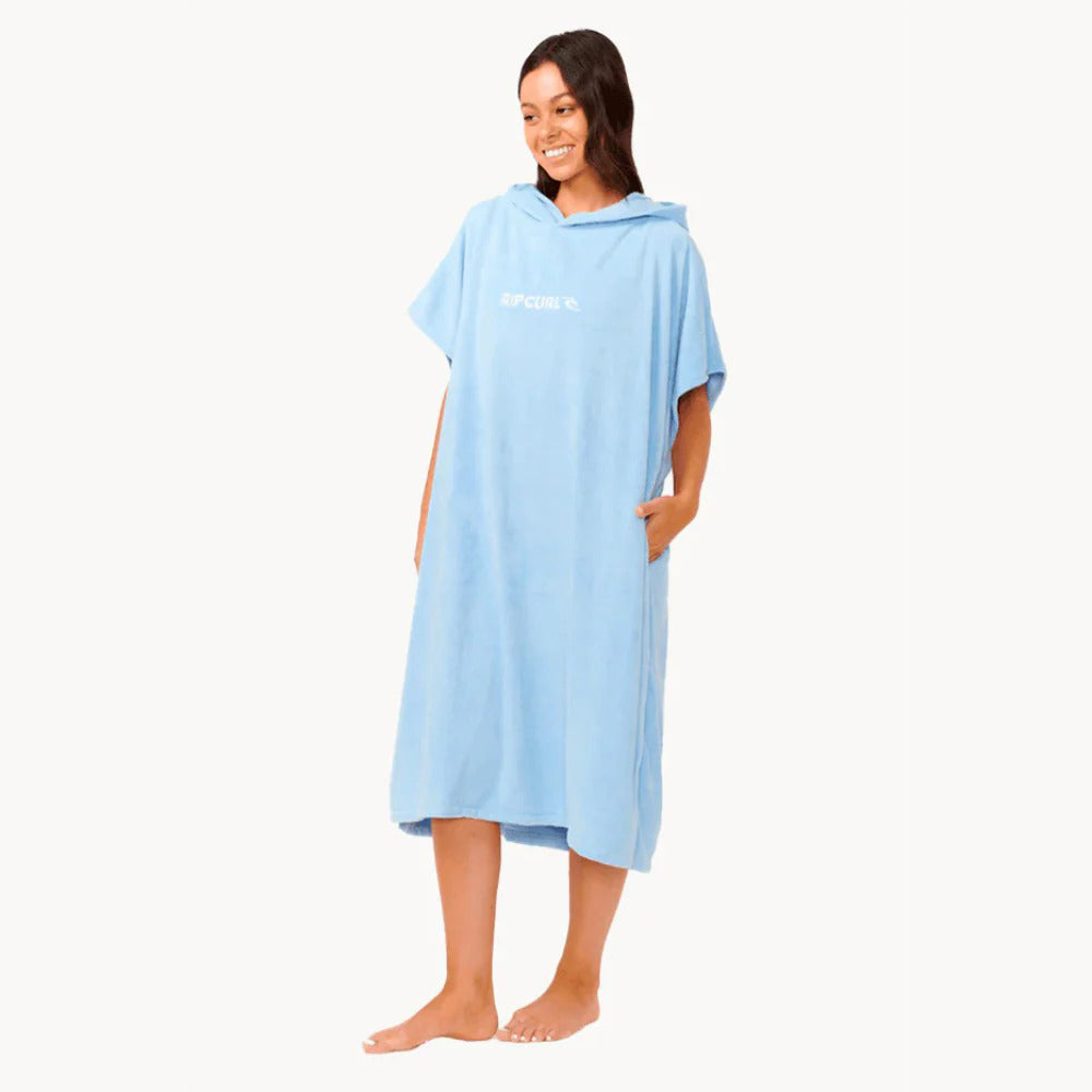 Rip Curl Classic Hooded Towel - Mid Blue