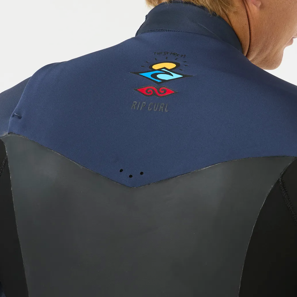 Rip Curl Dawn Patrol 4/3 Chest Zip Wetsuit - Dark Navy