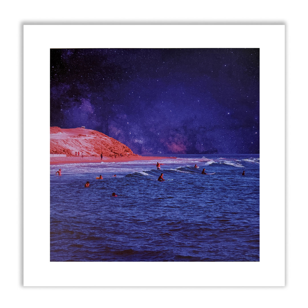 Dusk Surf Art Print