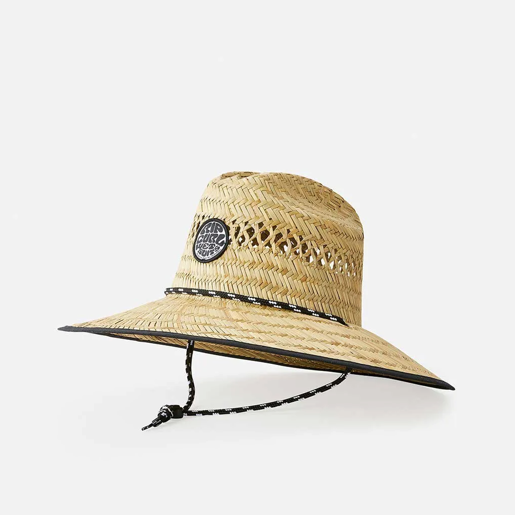 Rip Curl Logo Straw Hat - Natural