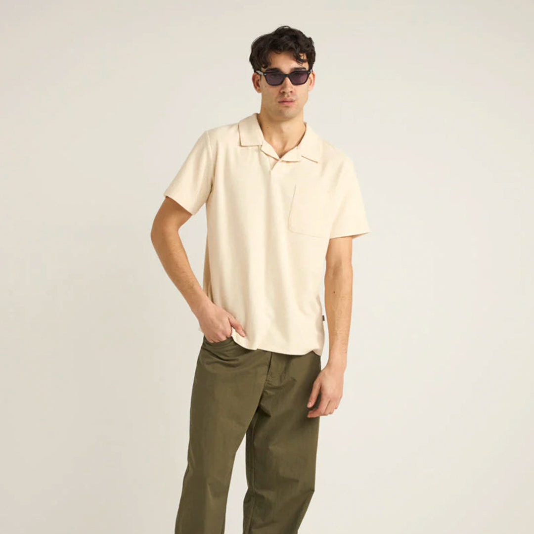 Rhythm Vintage Terry Polo - Natural