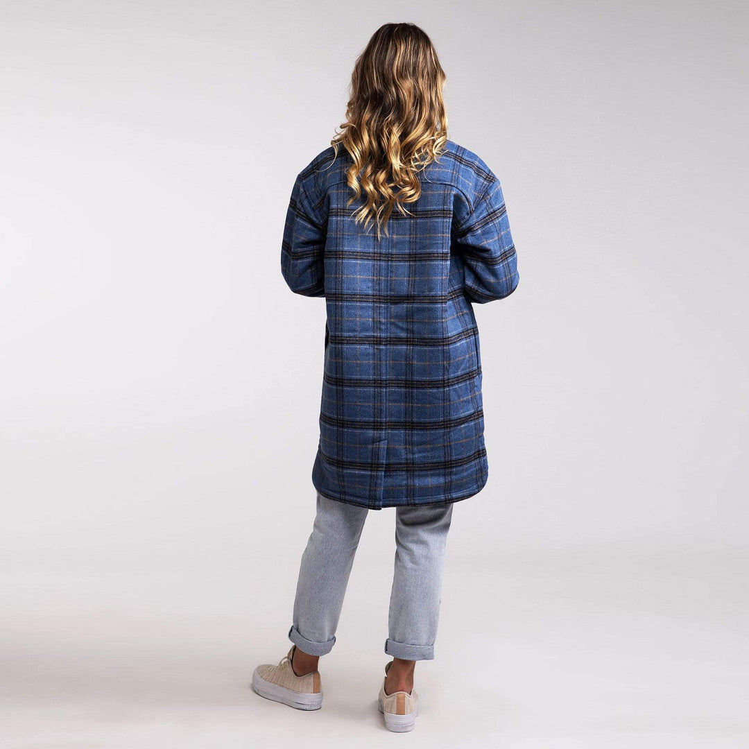 Rhythm Traveller Blanket Jacket - Blue Haze