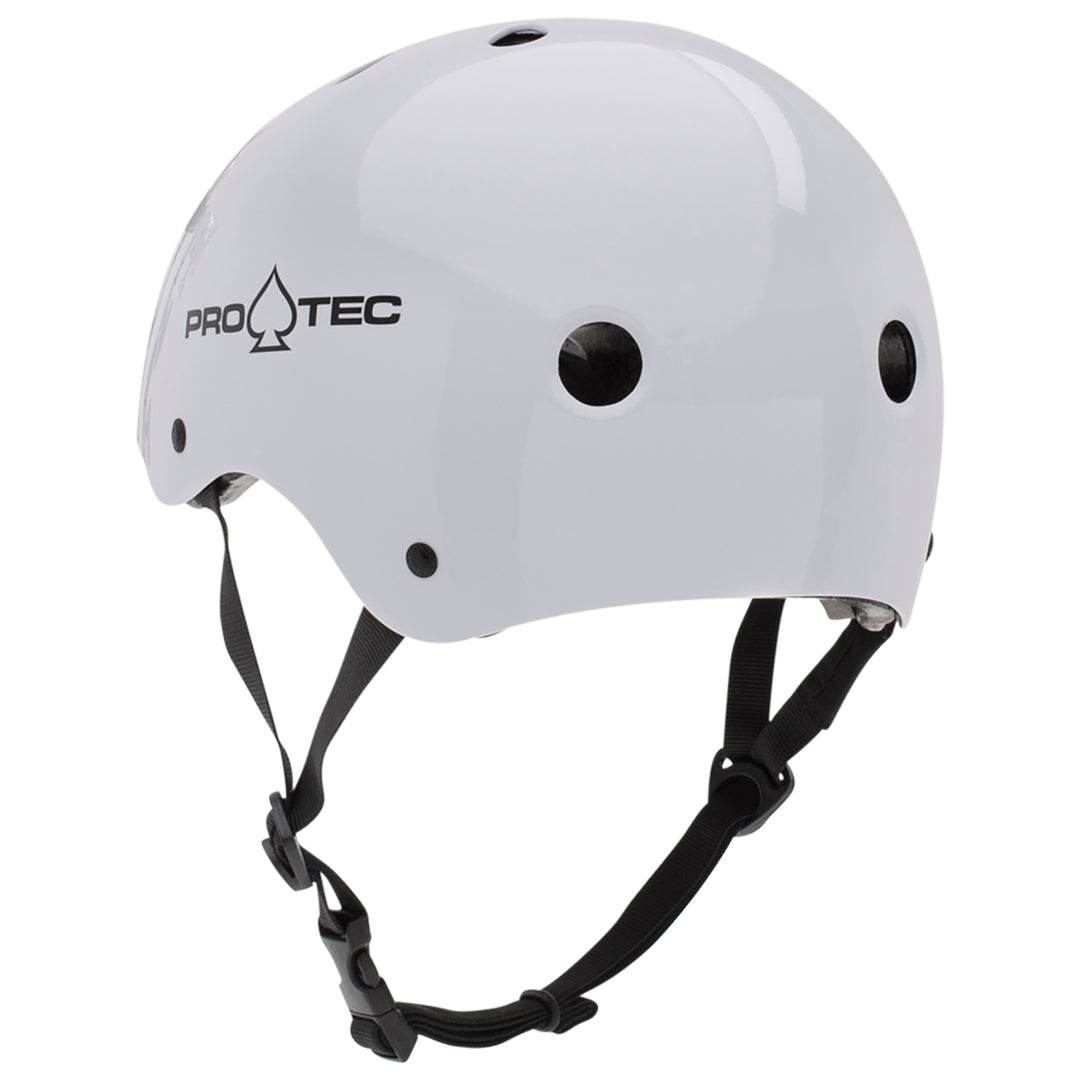 Pro-Tec Classic Certified Skate Helmet - Gloss White