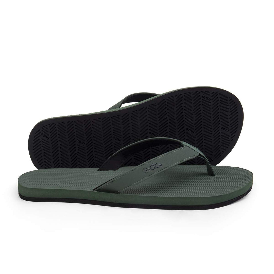 Indosole Mens ESSENTLS Flip Flops - Leaf
