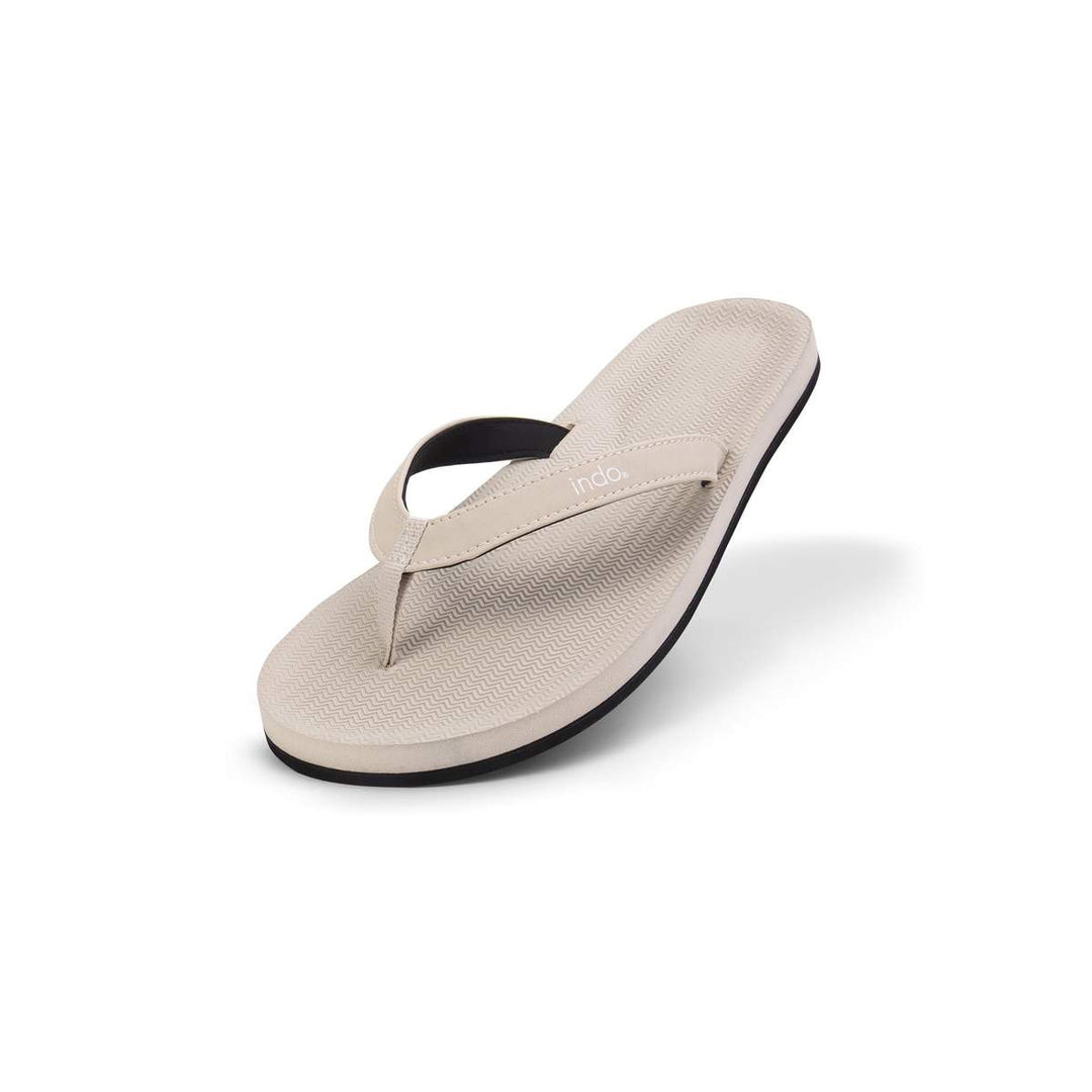 Indosole Womens ESSENTLS Flip Flops - Sea Salt