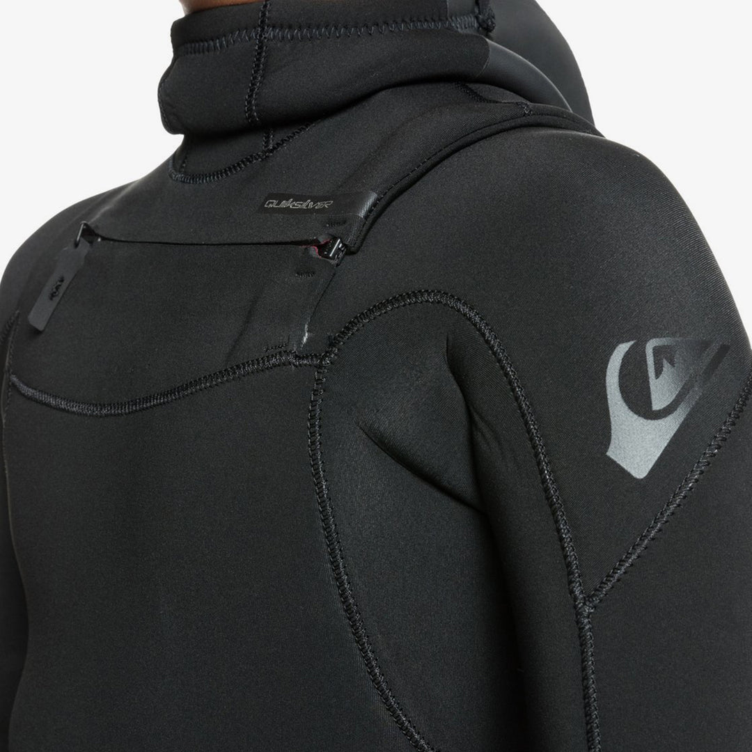 Youth 4/3 Everyday Sessions Full Hooded Chest Zip - Black