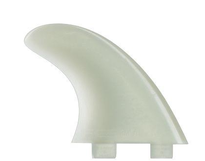 FCS M3 Natural Glass Flex Tri Fin - Small